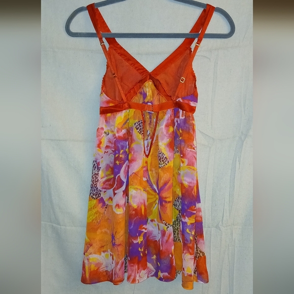 Very Sexy by Victoria's Secret Vibrant Floral Babydoll Gown - Picture 7 of 14